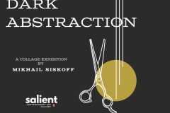 Grey Minimalist Art Gallery Exhibition With Hands Poster - 5